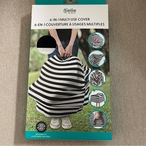 Belle on the go stripe cover for car seat and more